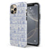 Custom Initials Toile Bookshelf Floral iPhone Case